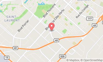 map, Office Space for Lease Ville Saint Laurent