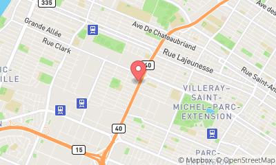 map, Boily Déneigement