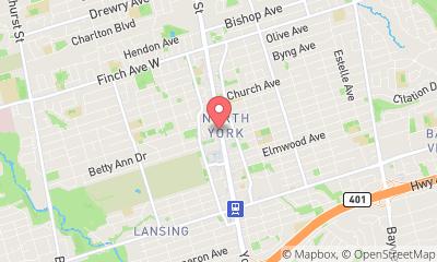 map, Spaces - Ontario, Toronto - Spaces North York