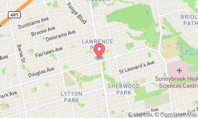 map, Regus - Ontario, Toronto - Yonge and Lawrence