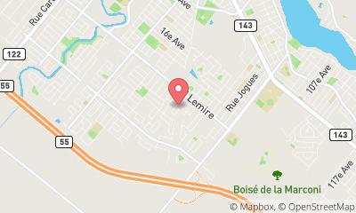 map, Carrier Déneigement 2016 inc.