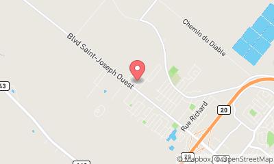 map, Déneigement Jean Élie