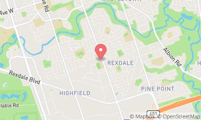 map, DUCA Financial Services Credit Union Ltd