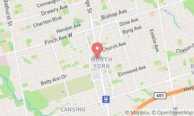 map, DUCA Financial Services Credit Union Ltd - Willowdale
