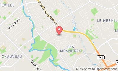 map, Deneigement SH Inc