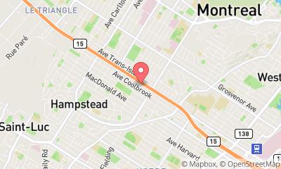 map, Decarie TV Service