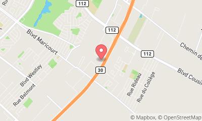 map, Paul Davis Rive-Sud