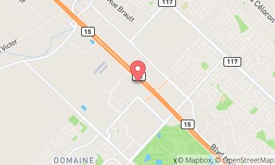 map, Bourassa Jodoin - Évaluateurs agréés en immobillier