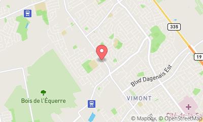 map, Ventek Air Solution Inc - Nettoyage de conduits de ventilation