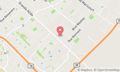 map, Asphalte St Hubert Inc