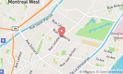 map, Industrial Alliance Insurance - Home Health and Life Insurance Montreal