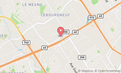 map, Regus - Quebec, Quebec City - Lebourgneuf