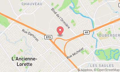 map, Couture Déménagement & Transport Ltée