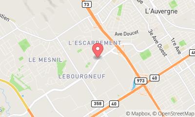 map, Anixter Québec