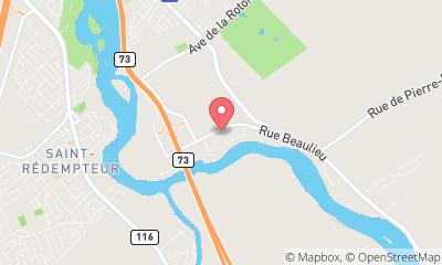 map, Les Gouttières Charles Brochu Inc.