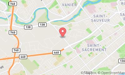 map, FixeBrique Inc. - Maçonnerie Ville de Québec