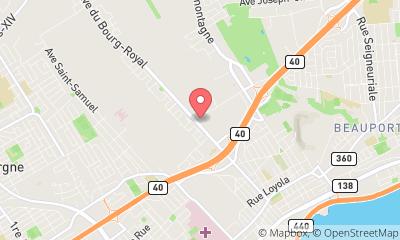 map, Pavage Asphalte S.M Ville de Québec