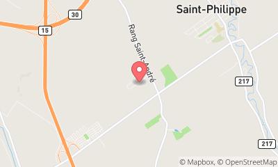 map, Pavages Augellco Inc (Les)