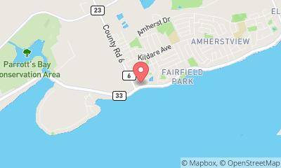 map, A+ Kingston snow removal