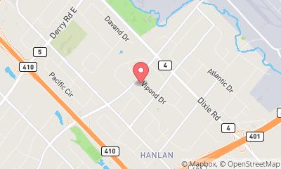 map, Vipond - First for Fire, Life Safety & Security