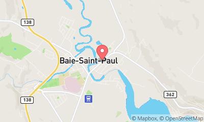 map, Couvreur Baie St-Paul Inc