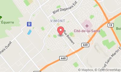 map, ZONE D'AFFAIRES LAVAL