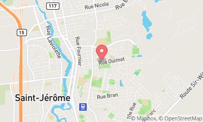 map, A B Maconnerie Inc