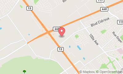 map, Robitaille Roofing & Construction