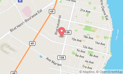 map, Couvreur Verdun Inc