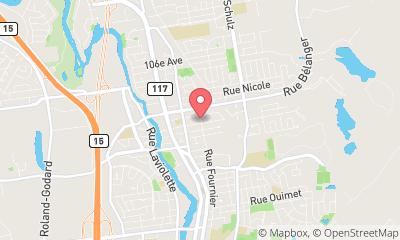 map, Les Peintures Esquisses - Peintre en bâtiment Rive-Nord