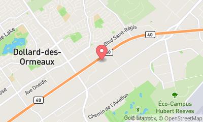 map, Centre de service Intact