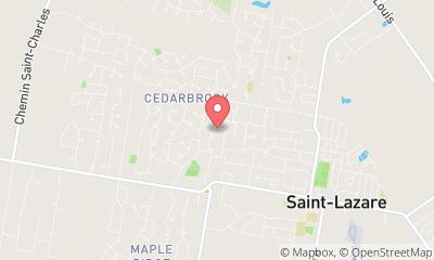 map, Gouttieres Proform Eavestroughing