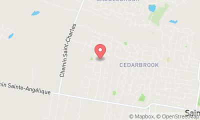 map, Maconnerie Dominique Grenier Inc