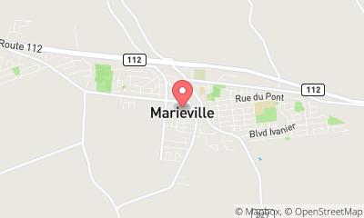 map, Villa Marieville