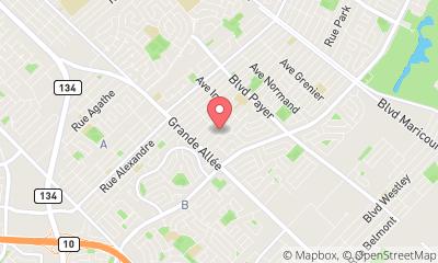 map, Maconnerie Roger Gauvin Inc