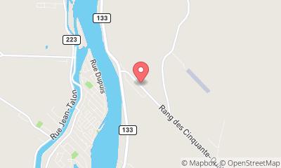 map, Fortin Asphalte Excavation Inc