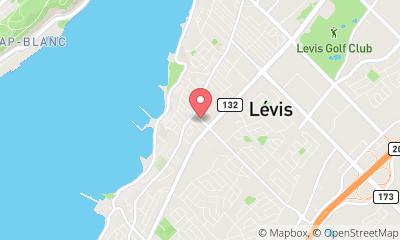 map, Mini-Entrepôts Méribec (Lévis)