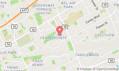 map, Potvin Financial Services Ottawa (Nepean)