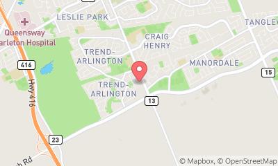 map, Peter Goold Desjardins Insurance Agent