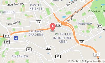 map, Access Storage - 1125 Parisien Street