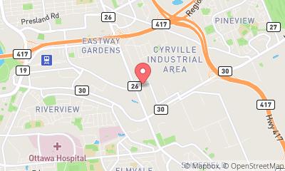 map, Nutri-Lawn Ottawa Ecology Friendly Lawn Care