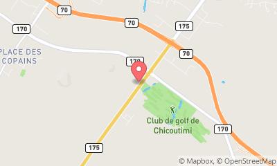 map, QUALINET SAGUENAY - NETTOYAGE APRÈS SINISTRE