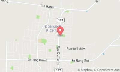 map, Location Sauvageau inc.