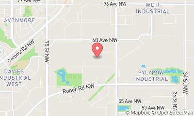 map, SERVPRO of Edmonton Southside