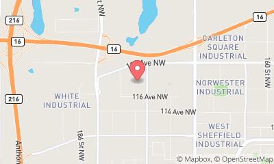 map, WINMAR Property Restoration Specialists - Edmonton