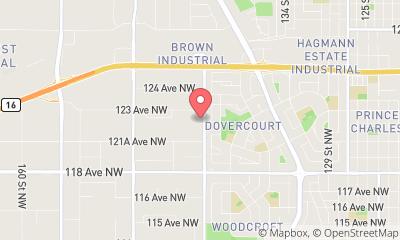 map, ServiceMaster Restore of Edmonton
