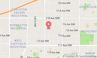 map, K Hansen Masonry (1983) Ltd