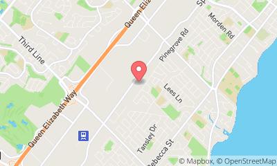 map, CertaPro Painters of Oakville/Burlington, ON