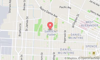 map, Winnipeg Professional Painters