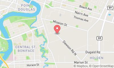 map, Nutri-Lawn of Winnipeg